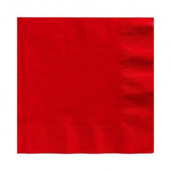 20 Guardanapos Vermelho Apple Red