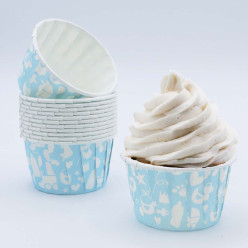24 Cápsulas Cupcake Forno Baby Boy