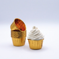 24 Cápsulas Cupcake Forno Dourado