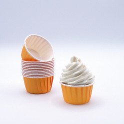 24 Cápsulas Cupcake Forno Laranja