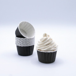 24 Cápsulas Cupcake Forno Preto