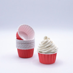 24 Cápsulas Cupcake Forno Vermelho
