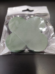 24 Forminhas Pétala Verde Bosque