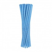 24 Palhinhas rosa fuchia Ziguezague