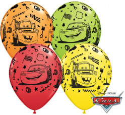 25 Balões Cars Sortidos 11