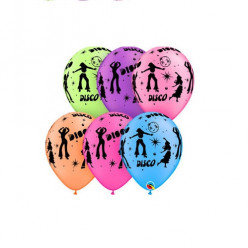 25 Balões Latex Disco 11"