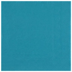 25 Guardanapos Azul Aqua