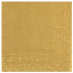 25 Guardanapos Dourado