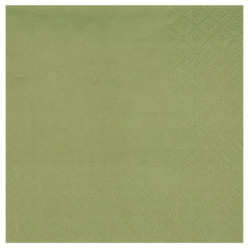 25 Guardanapos Verde Oliva