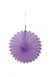 3 Mini Flor de Papel Decorativa 6 polegadas Violeta