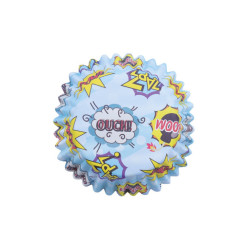 30 Cápsulas Alumínio Cupcake Banda Desenhada PME