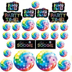 30 Decorações Festa Anos 70 Disco Fever