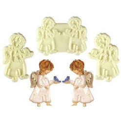 4 Cortadores Anjo Natal JEM