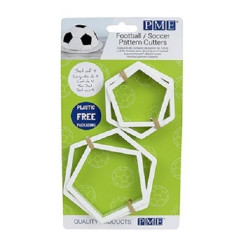 4 Cortadores Padrão Bola Futebol PME