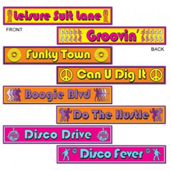 4 Decoração Sinais Festa Anos 70 Disco Fever