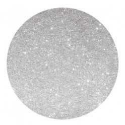 4 Individuais Mesa Glitter Prateado
