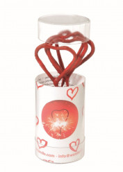 4 Mini Sparklers Corações