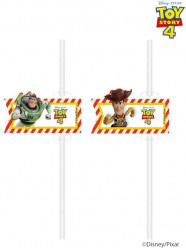 4 Palhinhas Papel Toy Story 4