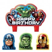 4 Velas aniversário Vingadores