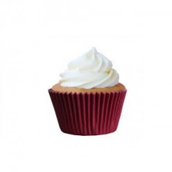 45 Cápsulas Cupcake Vermelho Marsala