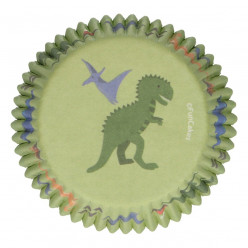 48 Cápsulas Cupcake Dinossauros
