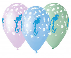 5 Balões Latex Sereia