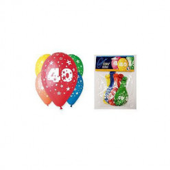 5 Balões Premium Látex Nº 40 - 30cm