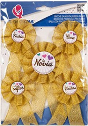 5 Broches Despedida de Soltera Dourados