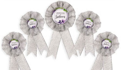 5 Broches Para Despedida de Solteira Prateados