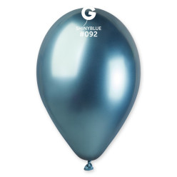 50 Balões Azuis Shiny 13pol. (33cm)