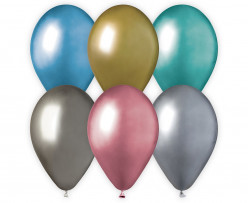 50 Balões Mix Cores Shiny 13