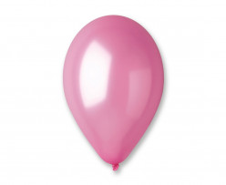 50 Balões Rosa Metalizado 12 (30cm)