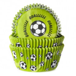 50 Cápsulas Cupcake Futebol