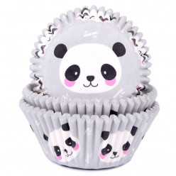 50 Cápsulas Cupcake Panda