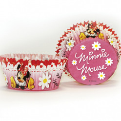 50 cápsulas papel Cupcake Minnie