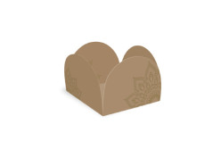 50 Forminhas Pétala Kraft