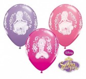 6 Balões Festa Princesa Sofia