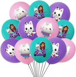 6 Balões Gabby A Casa de Bonecas