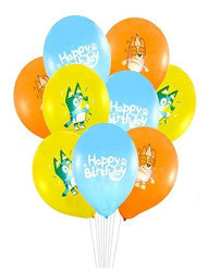 6 Balões Latex Bluey
