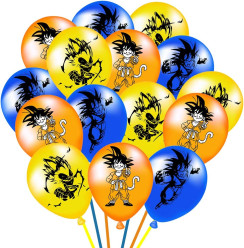 6 Balões Latex Dragon Ball
