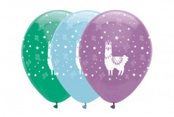 6 Balões Llama Party Sortidos