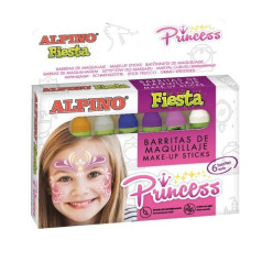 6 Barritas Pintura Facial Princesas