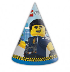 6 Chapéus Festa Lego City