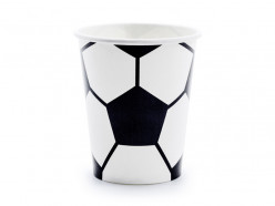 6 Copos Papel Futebol