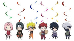 6 Espirais Decorativas Naruto