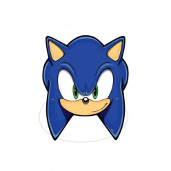 6 Máscaras Festa Sonic The Hedgehog