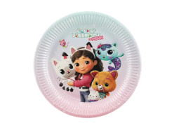 6 Pratos Casa de Bonecas Da Gabby