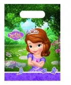 6 sacos brinde festa Princesa Sofia