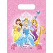 6 sacos brinde festa Princesas Disney