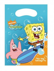 6 Sacos Brinde Sponge Bob